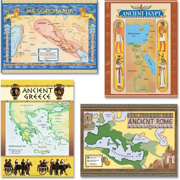 Teacher Created Resources Ancient Civilizations Bulletin Board Set TCR4422
